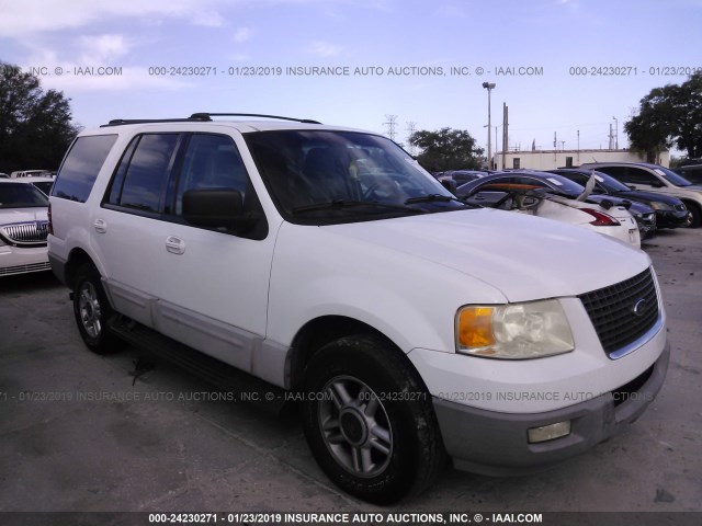 1FMRU15W53LB31406 - 2003 FORD EXPEDITION XLT WHITE photo 1