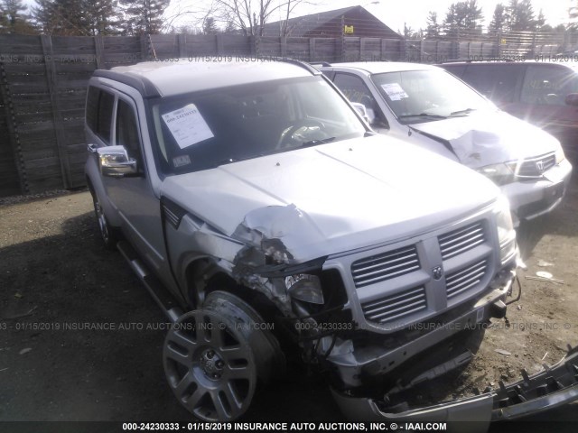 1D4PU4GK4BW514521 - 2011 DODGE NITRO HEAT SILVER photo 1