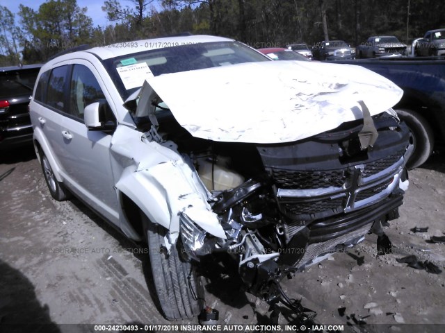 3C4PDCBGXHT572268 - 2017 DODGE JOURNEY SXT WHITE photo 1