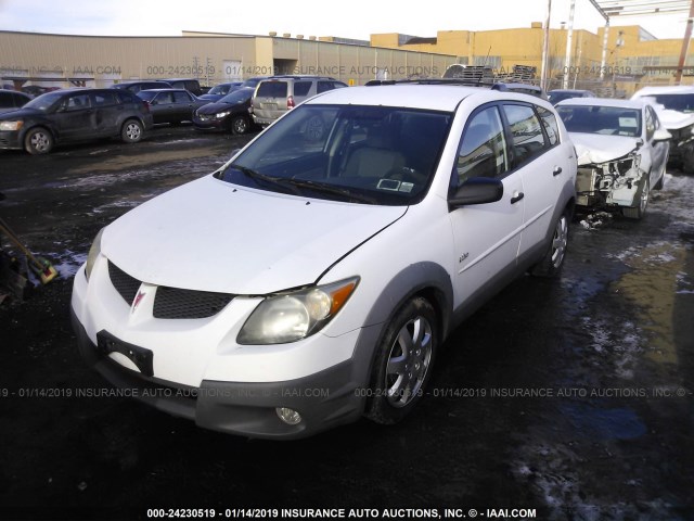 5Y2SL62853Z439510 - 2003 PONTIAC VIBE WHITE photo 2