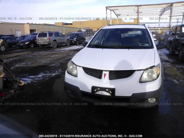 5Y2SL62853Z439510 - 2003 PONTIAC VIBE WHITE photo 6