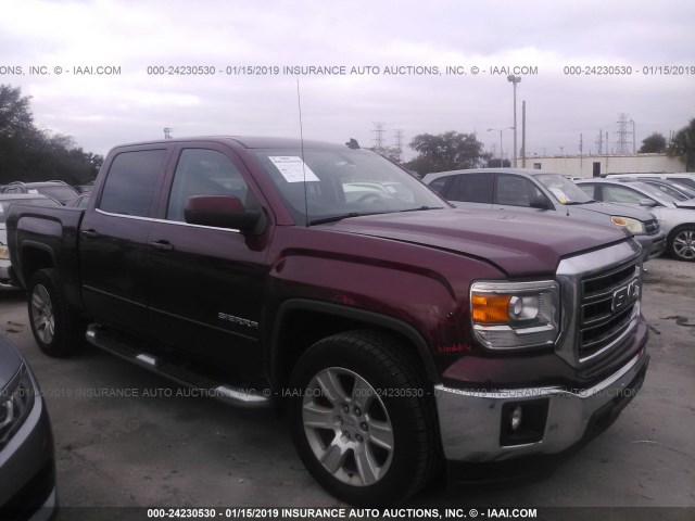 3GTP1UEH0EG293497 - 2014 GMC SIERRA C1500 SLE MAROON photo 1