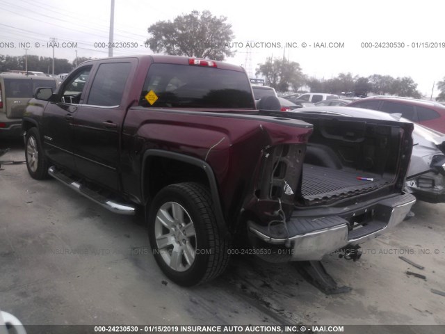 3GTP1UEH0EG293497 - 2014 GMC SIERRA C1500 SLE MAROON photo 3