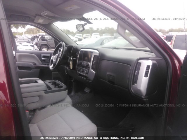 3GTP1UEH0EG293497 - 2014 GMC SIERRA C1500 SLE MAROON photo 5