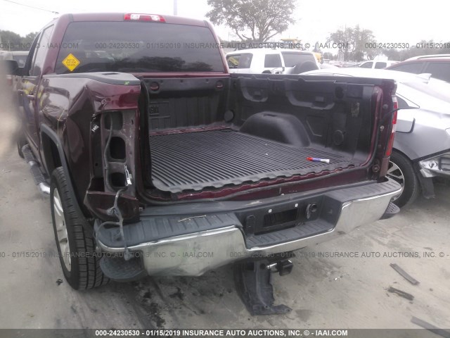 3GTP1UEH0EG293497 - 2014 GMC SIERRA C1500 SLE MAROON photo 6