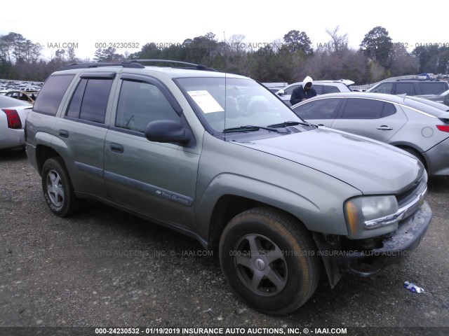 1GNDS13S542205653 - 2004 CHEVROLET TRAILBLAZER LS/LT GRAY photo 1