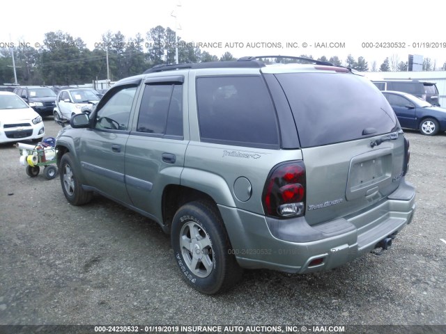 1GNDS13S542205653 - 2004 CHEVROLET TRAILBLAZER LS/LT GRAY photo 3