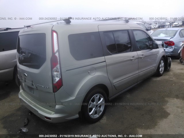 NM0GE9G70E1150809 - 2014 FORD TRANSIT CONNECT TITANIUM TAN photo 4