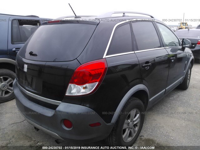 3GSCL33P18S538441 - 2008 SATURN VUE XE BLACK photo 4