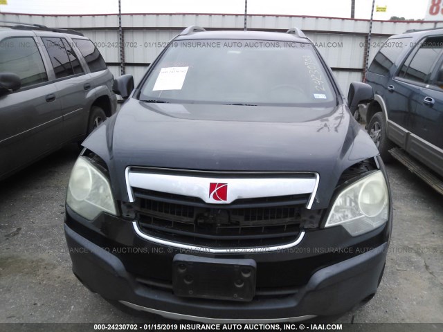 3GSCL33P18S538441 - 2008 SATURN VUE XE BLACK photo 6