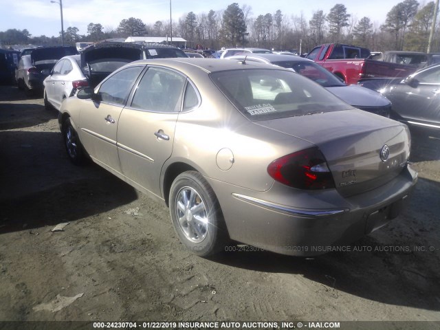 2G4WD582761155719 - 2006 BUICK LACROSSE CXL GOLD photo 3