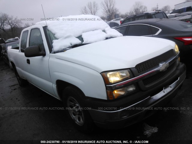 1GCEC19V45Z203140 - 2005 CHEVROLET SILVERADO C1500 WHITE photo 1