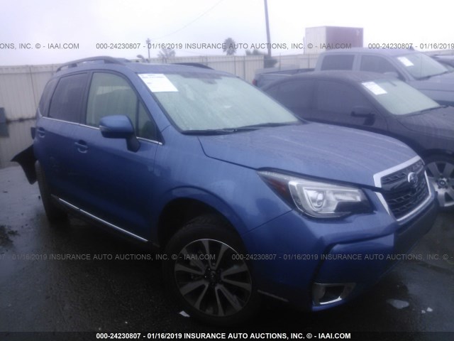 JF2SJGWC3JH499185 - 2018 SUBARU FORESTER 2.0XT TOURING BLUE photo 1