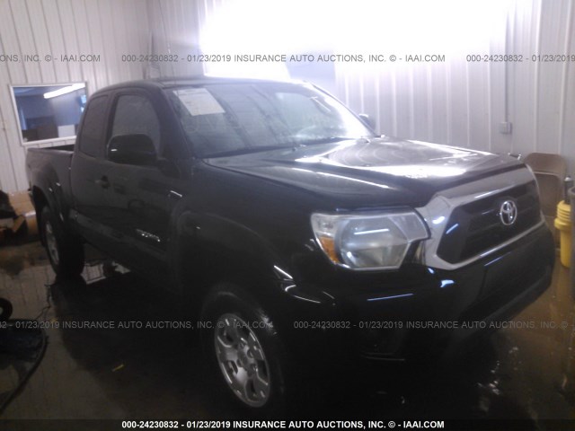 5TFUX4EN3EX029208 - 2014 TOYOTA TACOMA ACCESS CAB შავი ფოტო 1