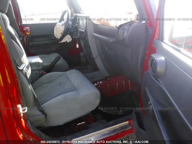 1J4GA69159L713749 - 2009 JEEP WRANGLER UNLIMITE RUBICON RED photo 5