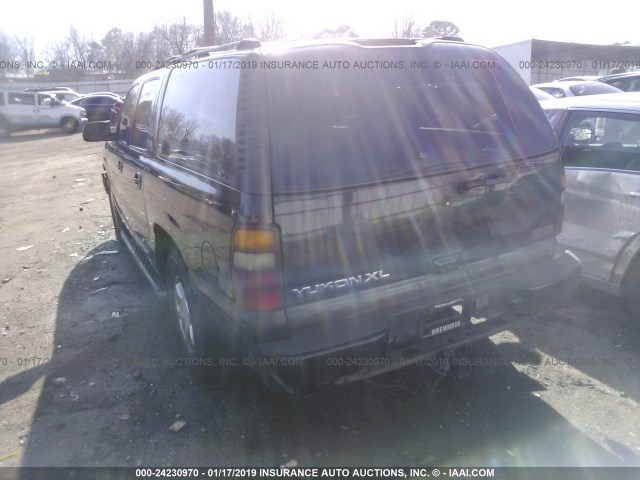 1GKFK66U92J192666 - 2002 GMC DENALI XL K1500 BLACK photo 3