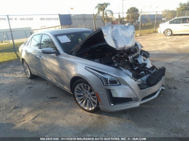 1G6AS5SS3J0175518 - 2018 CADILLAC CTS PREMIUM LUXURY SILVER photo 1