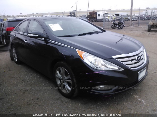 5NPEC4AC7DH660428 - 2013 HYUNDAI SONATA SE/LIMITED BLACK photo 1