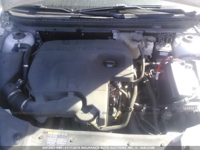 1G1ZC5E19BF384768 - 2011 CHEVROLET MALIBU 1LT თეთრი ფოტო 10