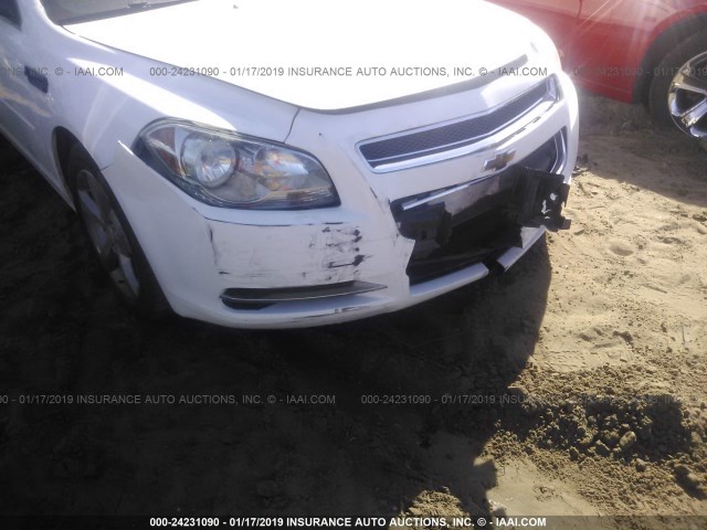 1G1ZC5E19BF384768 - 2011 CHEVROLET MALIBU 1LT თეთრი ფოტო 6