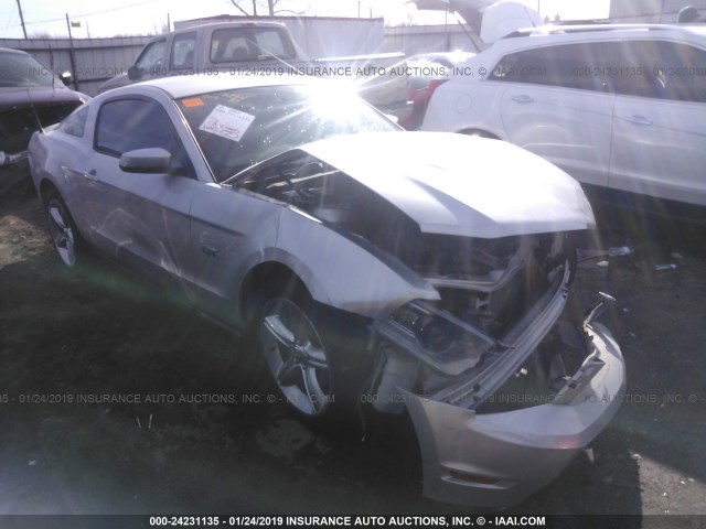 1ZVBP8CH1A5145005 - 2010 FORD MUSTANG GT SILVER photo 1