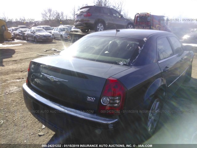 2C3KA33G18H255347 - 2008 CHRYSLER 300 LIMITED BLUE photo 4