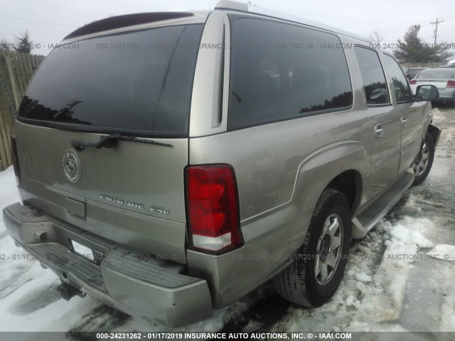 3GYFK66N23G267161 - 2003 CADILLAC ESCALADE ESV BEIGE photo 4