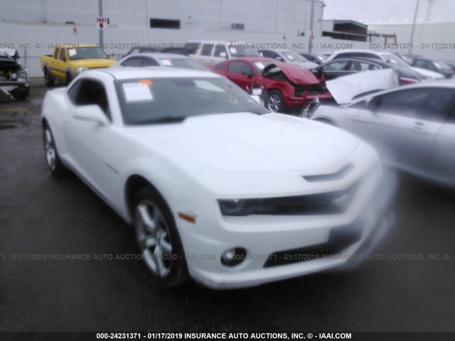 2G1FT1EW1A9194879 - 2010 CHEVROLET CAMARO SS WHITE photo 1