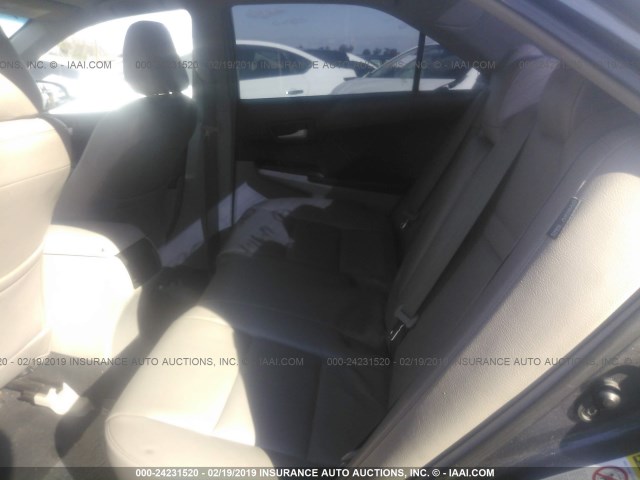 4T4BF1FK0CR255266 - 2012 TOYOTA CAMRY SE/LE/XLE 灰色 照片 8