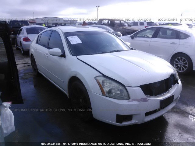 1N4BA41E67C855162 - 2007 NISSAN MAXIMA SE/SL WHITE photo 1