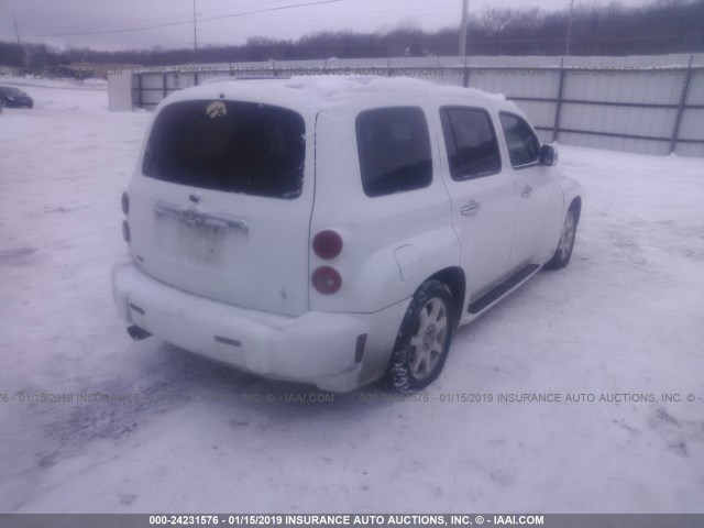 3GNDA23P26S653330 - 2006 CHEVROLET HHR LT WHITE photo 4