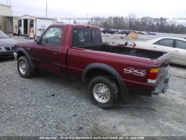 1FTYR11X6XPA85406 - 1999 FORD RANGER RED photo 3
