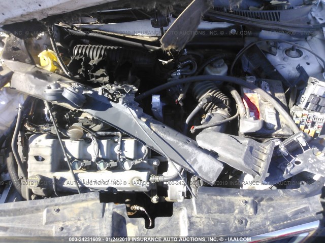 1FAFP23155G152737 - 2005 FORD FIVE HUNDRED SE WHITE photo 10