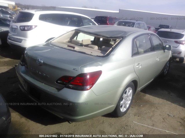 4T1BK36B18U314169 - 2008 TOYOTA AVALON XL/XLS/TOURING/LIMITED GREEN photo 4