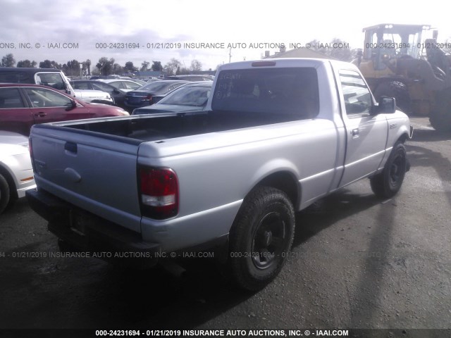 1FTKR1AD8APA32807 - 2010 FORD RANGER GRAY photo 4