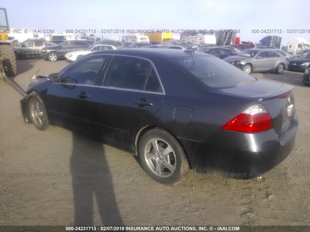 JHMCN36416C003070 - 2006 HONDA ACCORD HYBRID GRAY photo 3