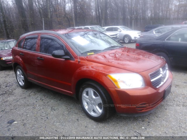 1B3HB48B98D738573 - 2008 DODGE CALIBER SXT ORANGE photo 1