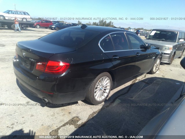 WBAFR7C50DC823786 - 2013 BMW 535 I BLACK photo 4