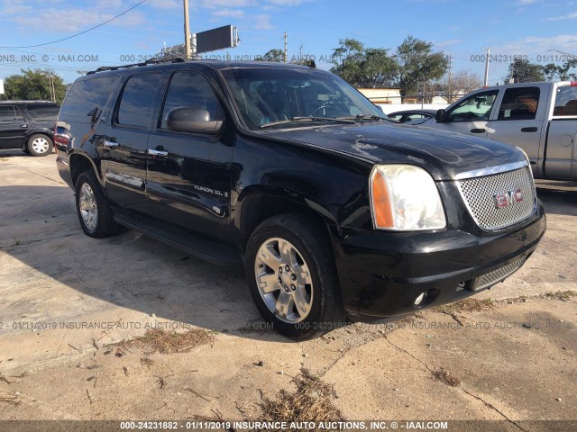 1GKFK16347J201081 - 2007 GMC YUKON XL K1500 BLACK photo 1