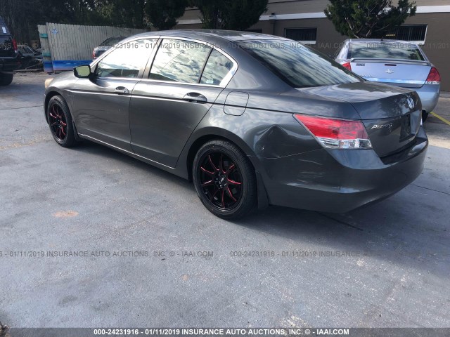 JHMCP26359C015061 - 2009 HONDA ACCORD GRAY photo 3