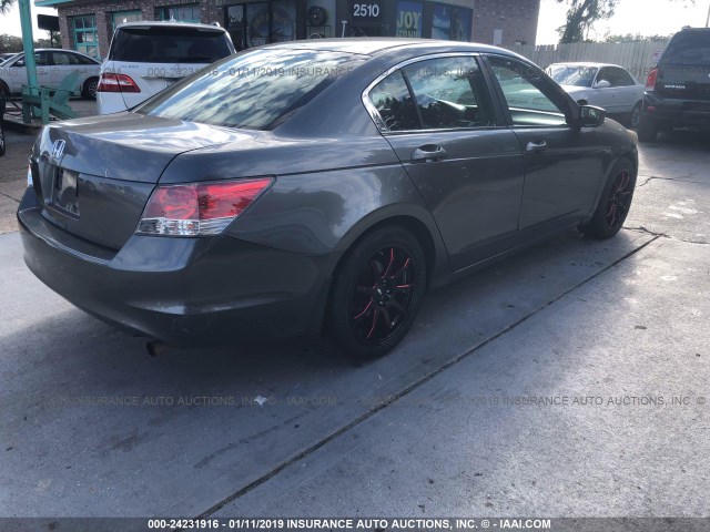 JHMCP26359C015061 - 2009 HONDA ACCORD GRAY photo 4