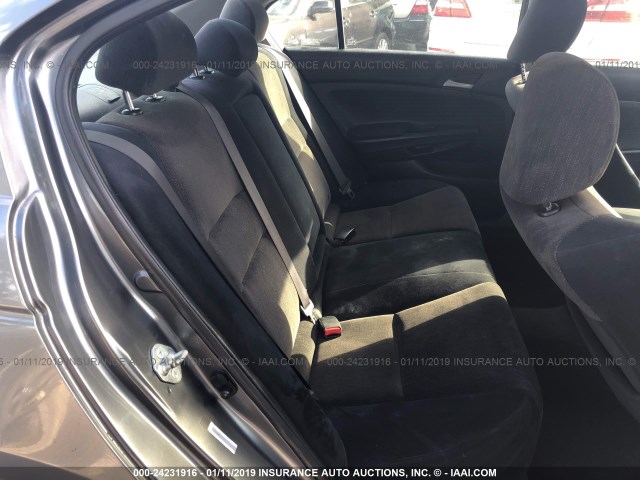 JHMCP26359C015061 - 2009 HONDA ACCORD GRAY photo 8