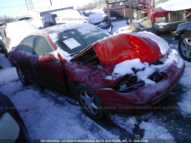 1G3NL52T11C103316 - 2001 OLDSMOBILE ALERO GL RED photo 1