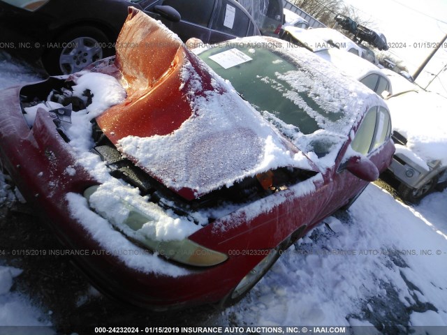 1G3NL52T11C103316 - 2001 OLDSMOBILE ALERO GL RED photo 2