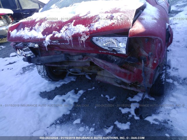 1G3NL52T11C103316 - 2001 OLDSMOBILE ALERO GL RED photo 6