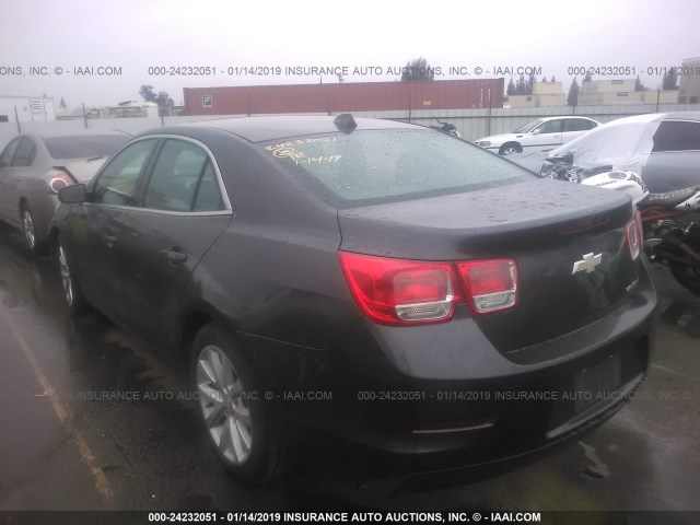 1G11E5SA2DF298636 - 2013 CHEVROLET MALIBU 2LT GRAY photo 3