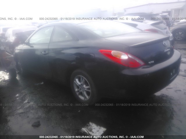 4T1CE38P06U709235 - 2006 TOYOTA CAMRY SOLARA SE/SLE BLACK photo 3