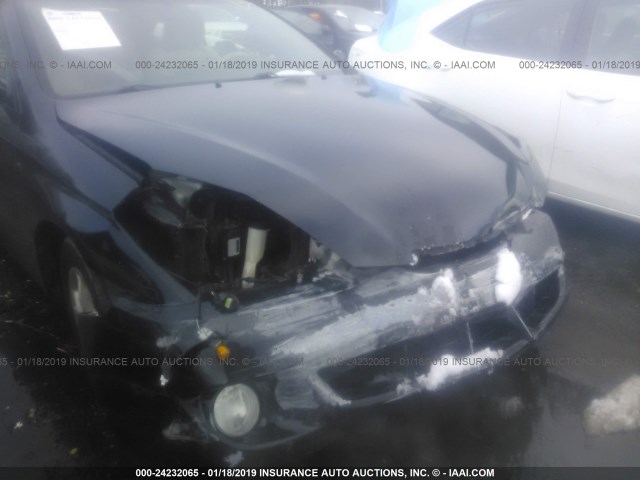 4T1CE38P06U709235 - 2006 TOYOTA CAMRY SOLARA SE/SLE BLACK photo 6