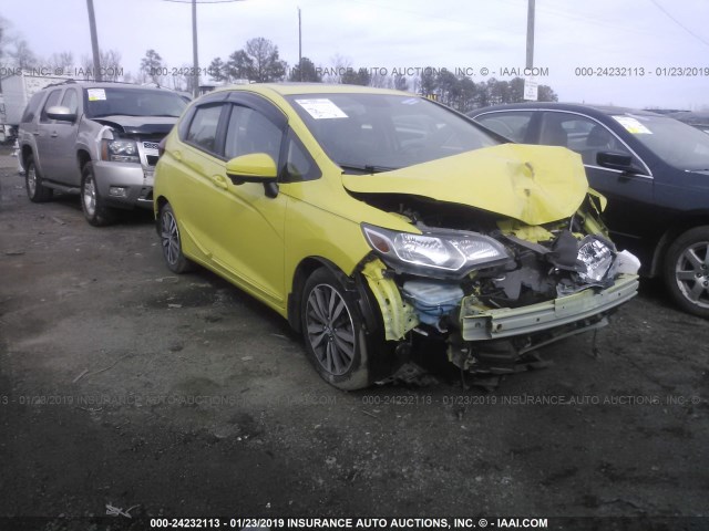 JHMGK5H79GX003731 - 2016 HONDA FIT EX/EXL YELLOW photo 1