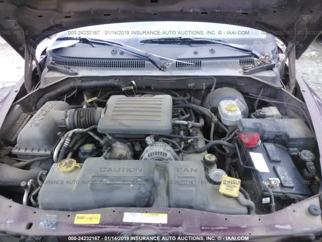 1B4HS38N32F207333 - 2002 DODGE DURANGO SPORT/SXT PURPLE photo 10